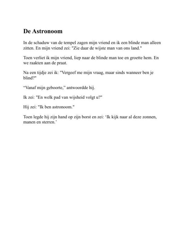 De gek - Khalil Gibran (The Madman - Nederlands) - Image 2
