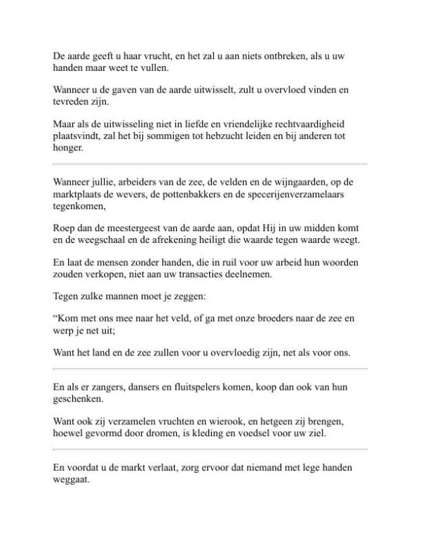 De Profeet - Khalil Gibran (The Prophet - Nederlands) - Image 2
