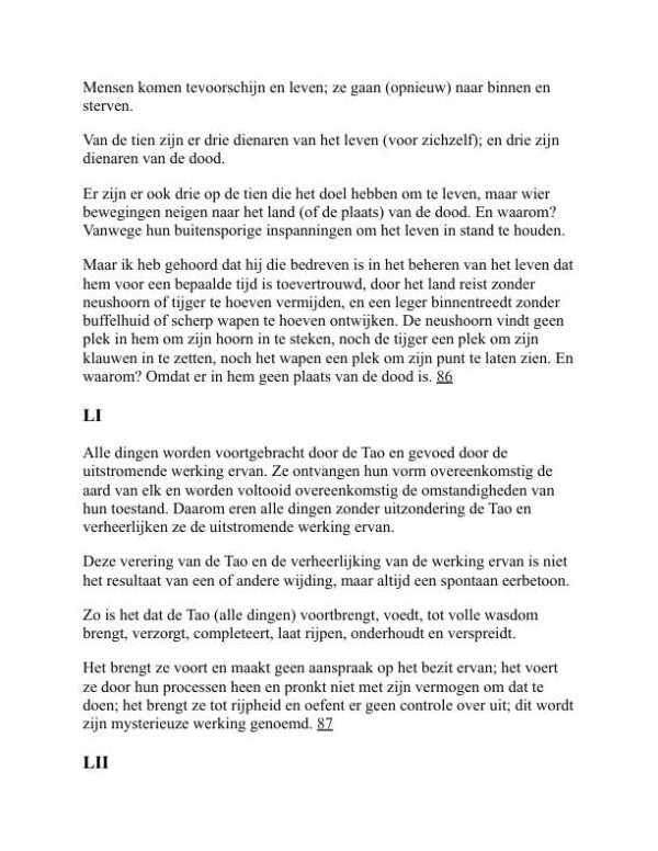 Tao Te Ching - Laozi (Tao Te Ching - Nederlands) - Image 2