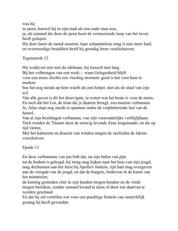 Overwinningsodes - Pindar (Victory Odes - Nederlands) - Image 2
