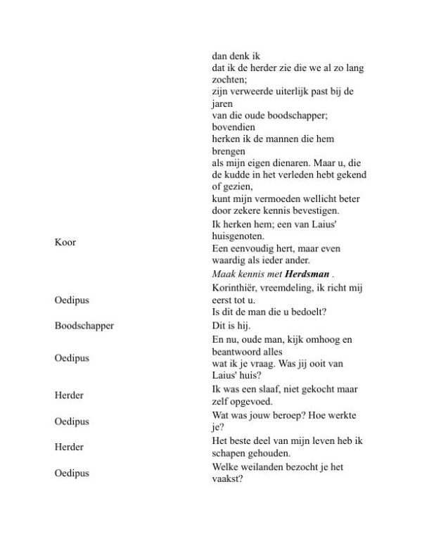Oedipus Rex - Sophocles (Oedipus Rex - Nederlands) - Image 2