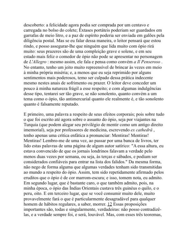 Confissões de um inglês comedor de ópio - Thomas De Quincey (Confessions of an English Opium-Eater - Portugues) - Image 2