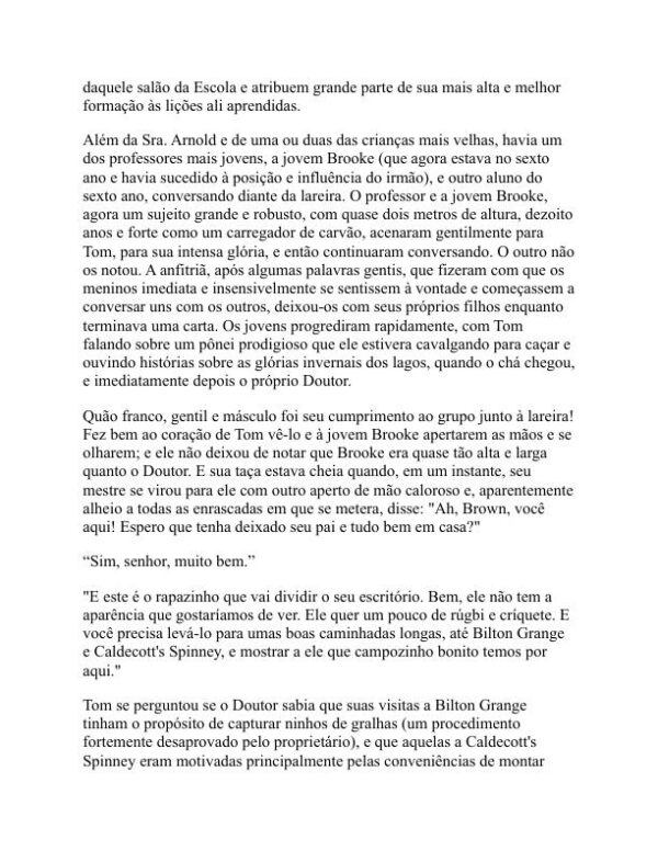 Os dias de escola de Tom Brown - Thomas Hughes (Tom Brown’s School Days - Portugues) - Image 2
