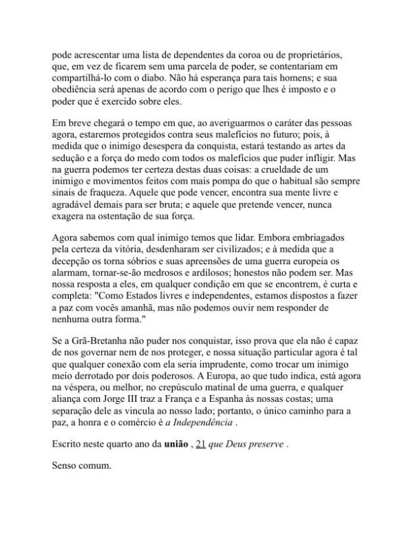 Crise Americana - Thomas Paine (The American Crisis - Portugues) - Image 2