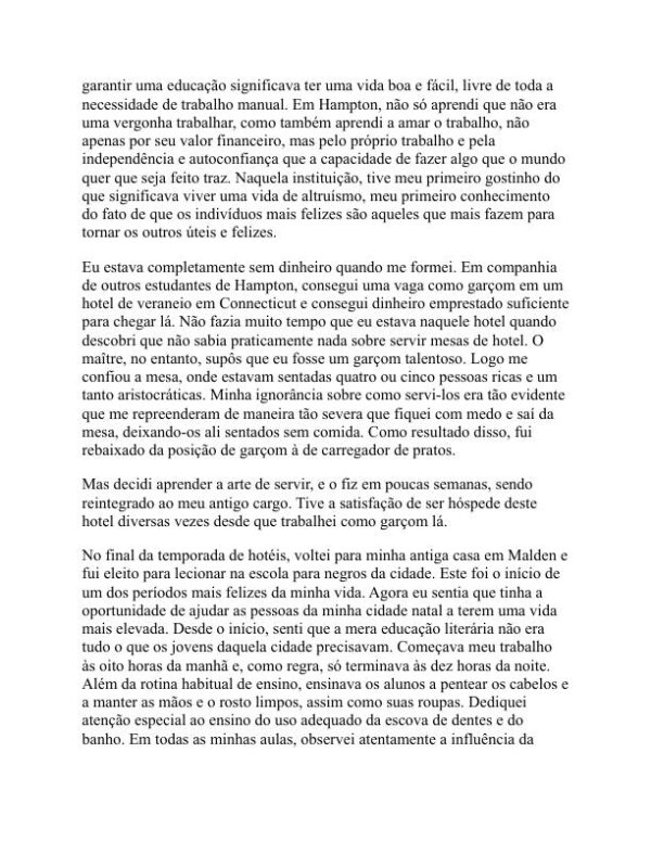 Acima da escravidão - Booker T. Washington (Up from Slavery - Portugues) - Image 2