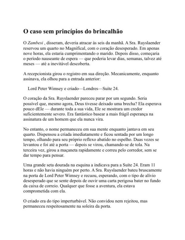 Lord Peter Vê o Corpo - Dorothy L. Sayers (Lord Peter Views the Body - Portugues) - Image 2