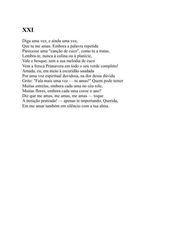 Sonetos dos Portugueses - Elizabeth Barrett Browning (Sonnets from the Portuguese - Portugues) - Image 2