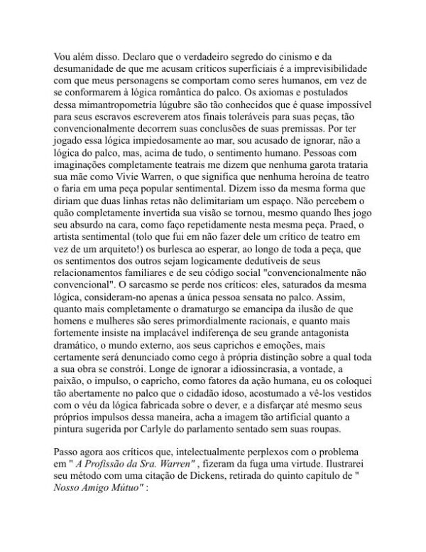 Profissão da Sra. Warren - George Bernard Shaw (Mrs. Warren’s Profession - Portugues) - Image 2