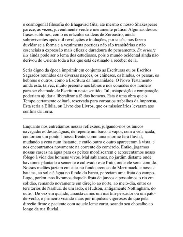 Uma semana nos rios Concord e Merrimack - Henry David Thoreau (A Week on the Concord and Merrimack Rivers - Portugues) - Image 2