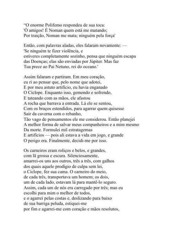 A Odisseia - Homer (The Odyssey - Portugues) - Image 2