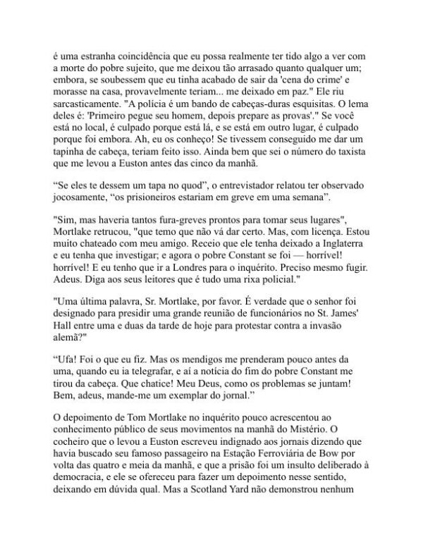 Mistério do Grande Arco - Israel Zangwill (The Big Bow Mystery - Portugues) - Image 2