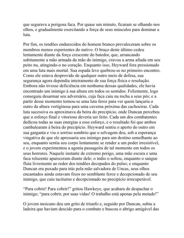 Último dos Moicanos - James Fenimore Cooper (The Last of the Mohicans - Portugues) - Image 2