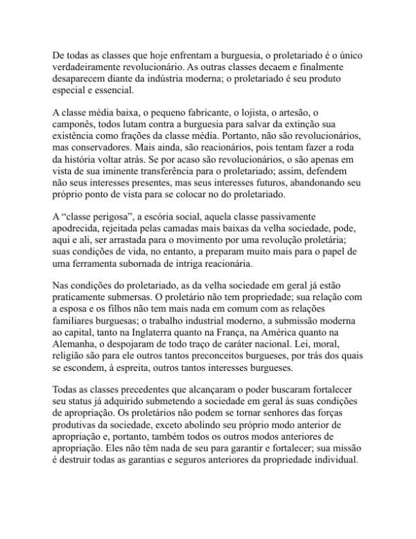 O Manifesto Comunista - Karl Marx (The Communist Manifesto - Portugues) - Image 2