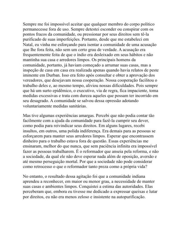história dos meus experimentos com a verdade - Mahatma Gandhi (The Story of My Experiments with Truth - Portugues) - Image 2