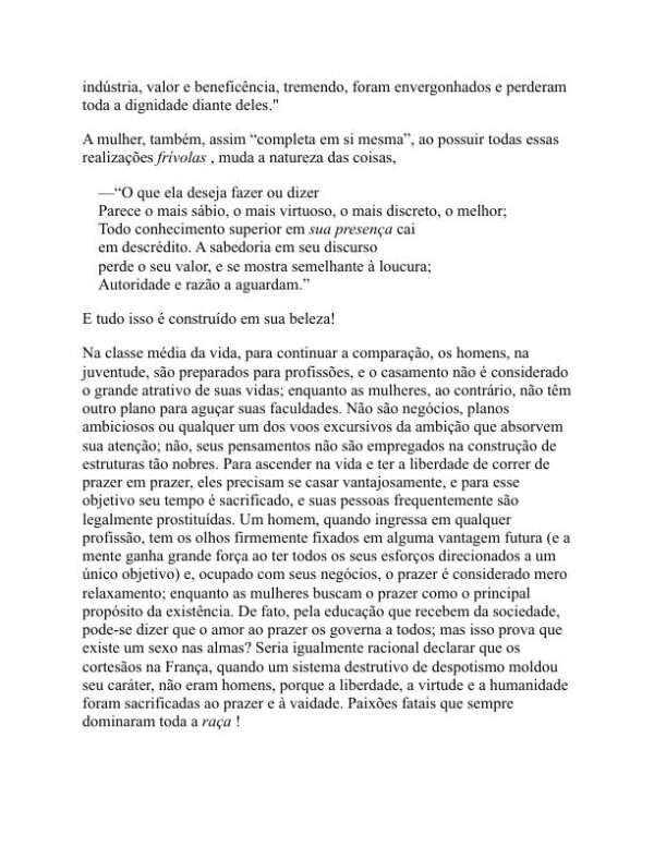 Uma Reivindicação dos Direitos da Mulher - Mary Wollstonecraft (A Vindication of the Rights of Woman - Portugues) - Image 2