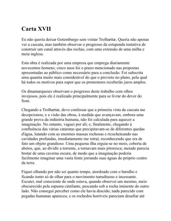 Cartas escritas durante uma curta residência na Suécia, Noruega e Dinamarca - Mary Wollstonecraft (Letters Written During a Short Residence in Sweden, Norway, and Denmark - Portugues) - Image 2