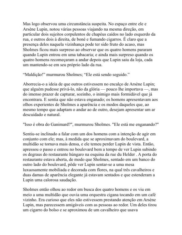 Arsène Lupin versus Herlock Sholmes - Maurice Leblanc (Arsène Lupin Versus Herlock Sholmes - Portugues) - Image 2