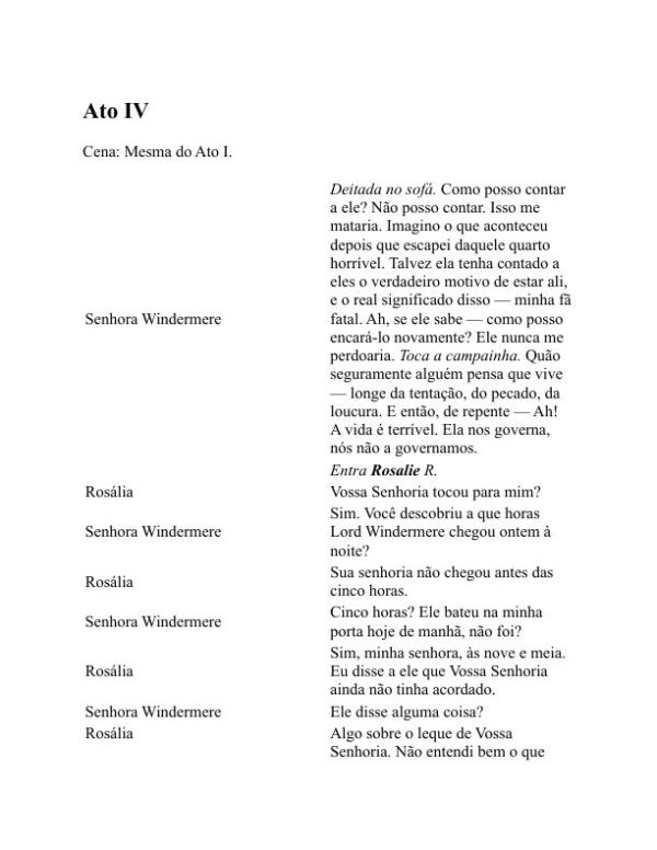 Leque de Lady Windermere - Oscar Wilde (Lady Windermere’s Fan - Portugues) - Image 2