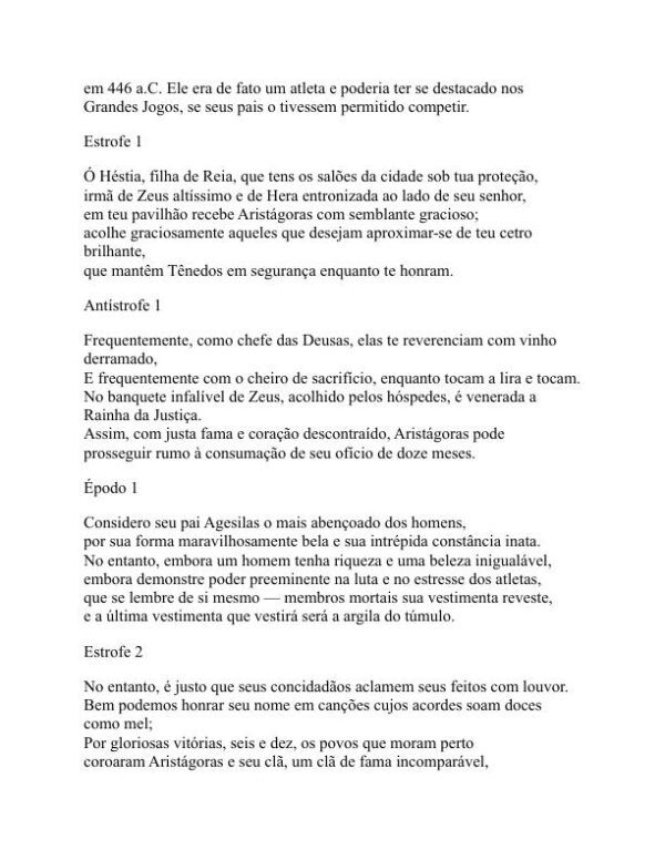 Odes de Vitória - Pindar (Victory Odes - Portugues) - Image 2