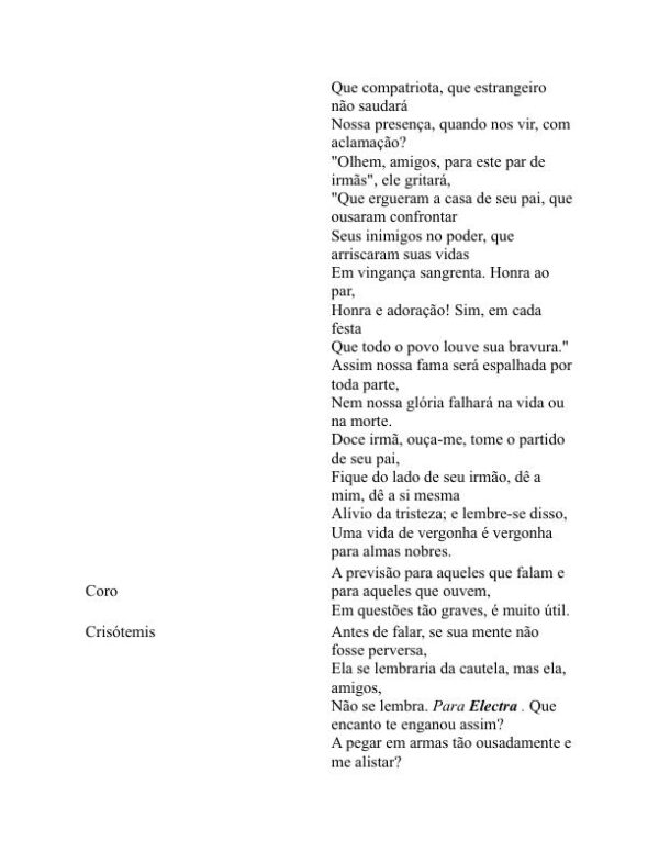 Electra - Sophocles (Electra - Portugues) - Image 2